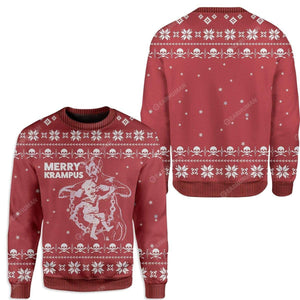 Merry Krampus Ugly Sweater - Best Gift For Christmas