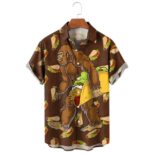 Bigfoot Taco Cinco De Mayo Mexico - Hawaiian Shirt