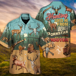 Now I'm Just A Shooter Lovers - Gift For Hunting Lovers - Hawaiian Shirt