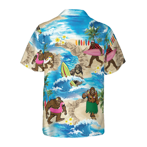 Bigfoots Are On Summer Vacation - Gift For Men And Women - Hawaiian Shirt