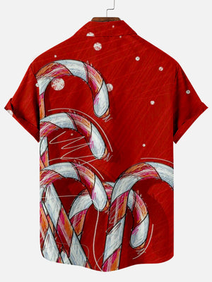 Christmas Walking Stick - For Men And Women - Hawaiian Shirt