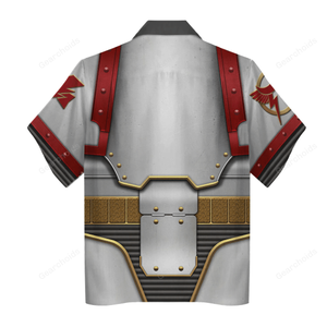 Warhammer White Scars In Mark III Power Armor - Costume Cosplay Hawaiian Shirt WHHS12