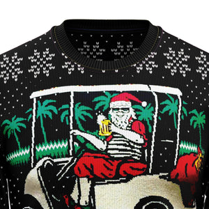 Golf Sucks Ugly Christmas Sweater