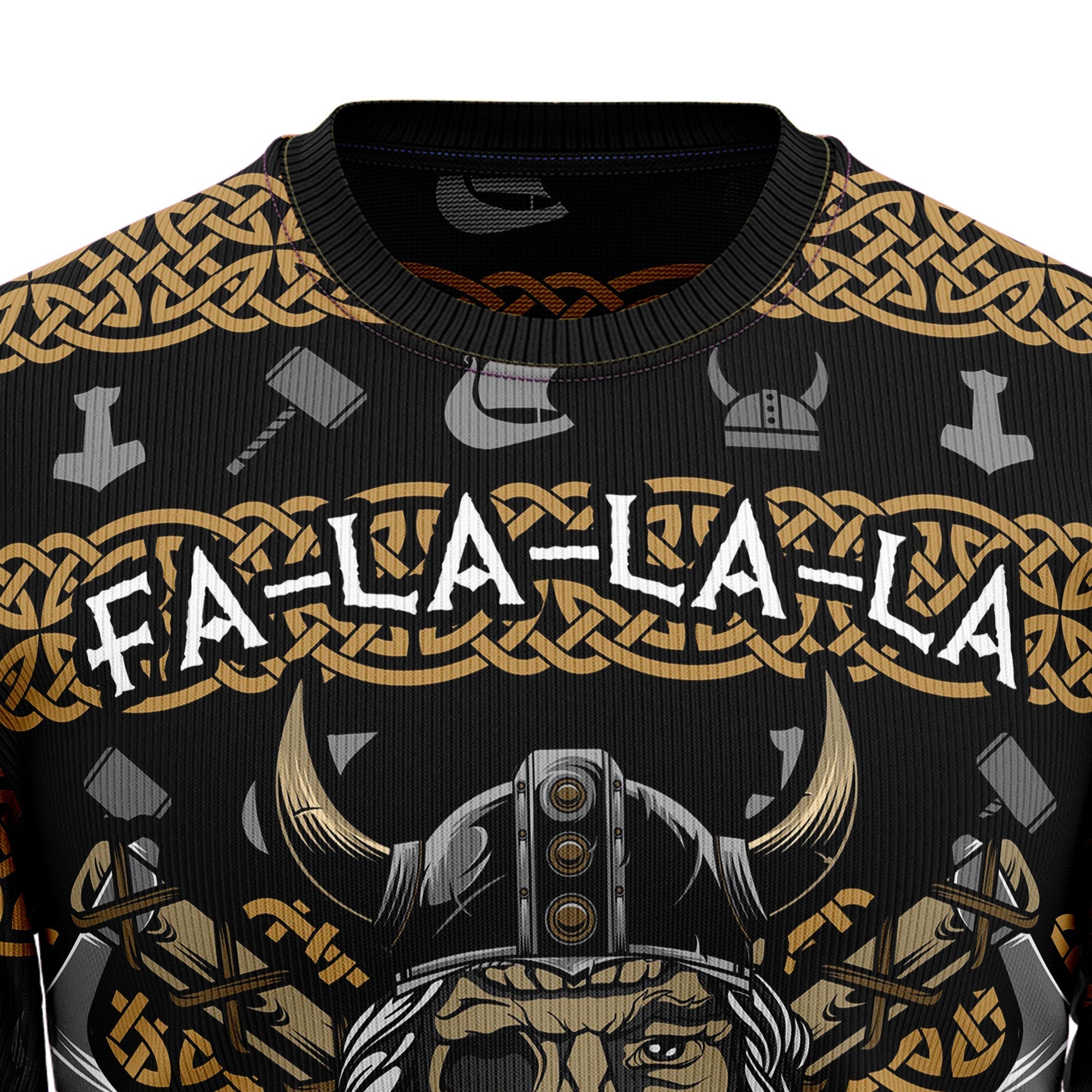 Valhalla La La La Christmas Ugly Sweater