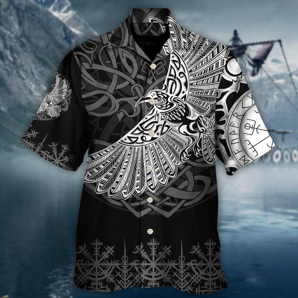 Viking Raven Valhalla Norse - Gift For Men And Women - Hawaiian Shirt