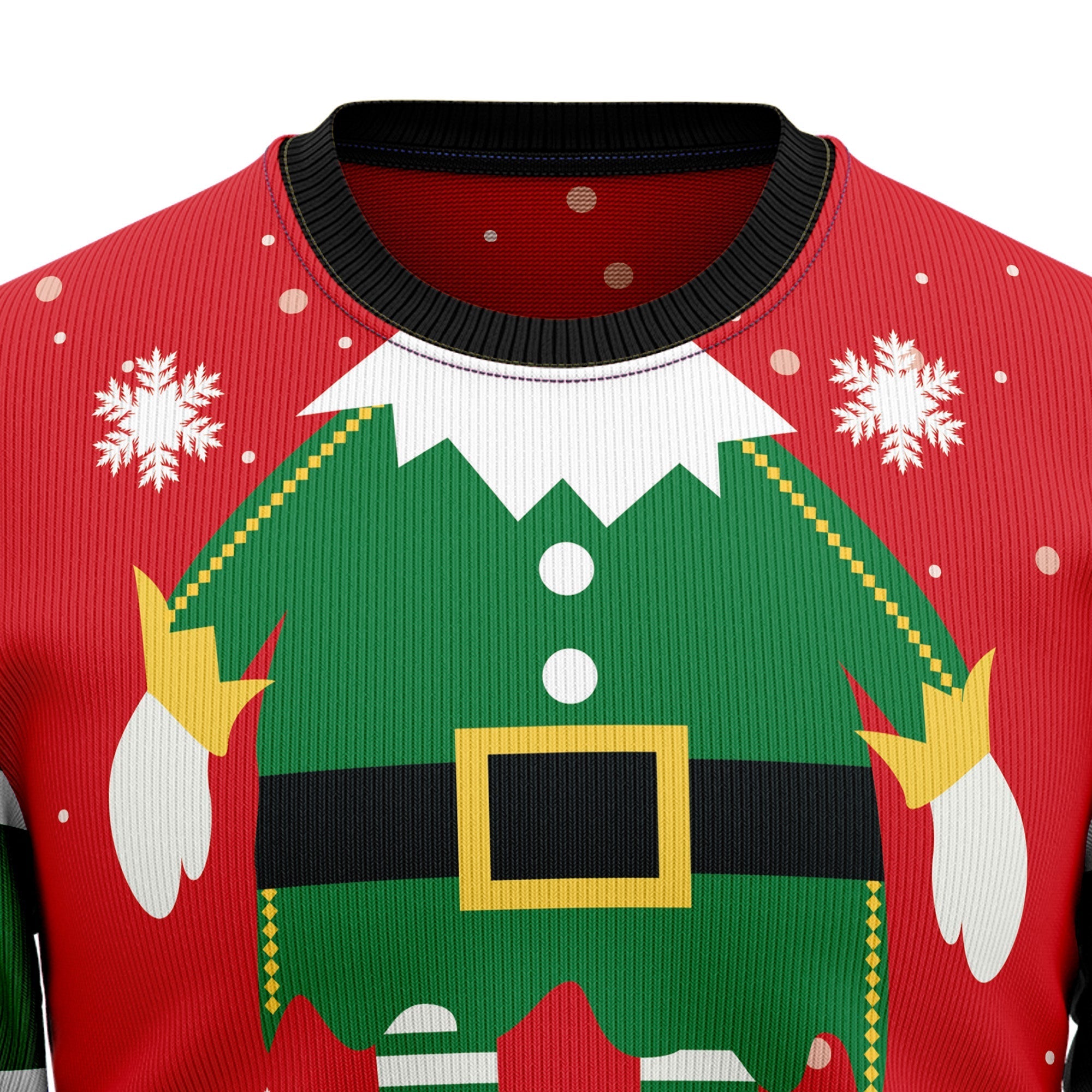 Bossy Elf Ugly Christmas Sweater