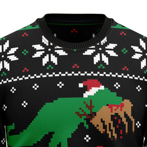 T-Rex Ugly Christmas Sweater