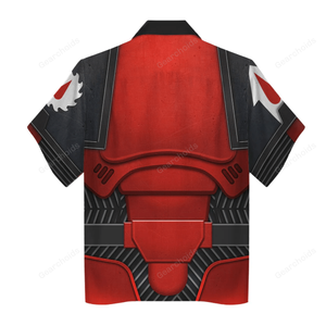 Warhammer Space Marines Flesh Tearers - Costume Cosplay Hawaiian Shirt WHHS60