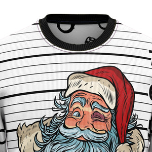 Santa Claus Arrested By North Pole Police Ugly Christmas Sweater