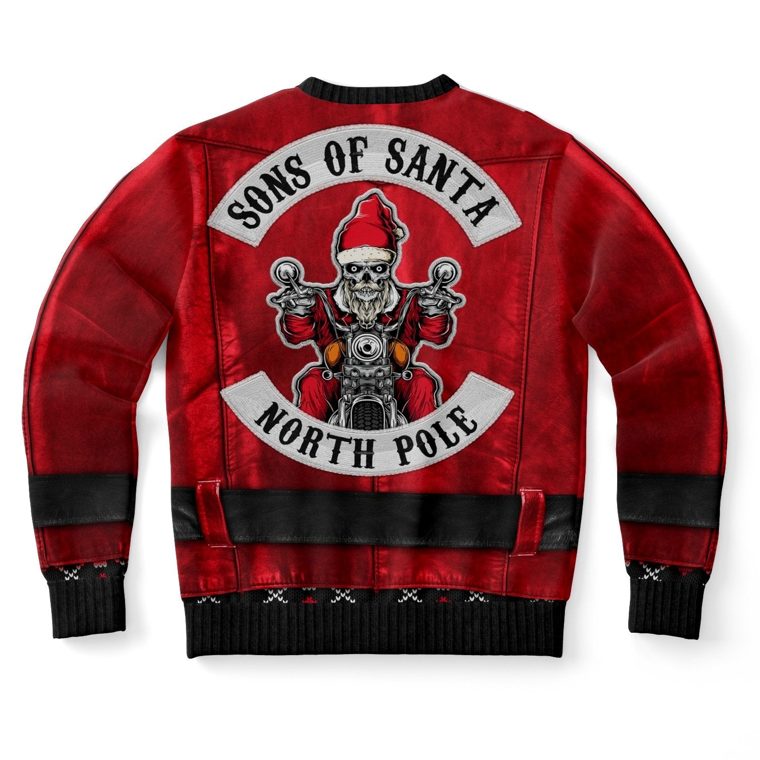 Sons Of Santa Motorcycle Club Ugly Christmas Sweater