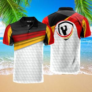 Germany Golf Flag Polo Shirt For Men