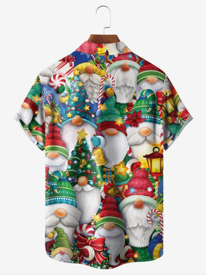 Christmas Gnome With His Hats Colorful - For Men And Women - Hawaiian Shirt