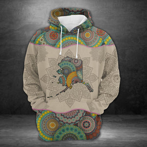 Awesome Alaska Mandala - Hoodie