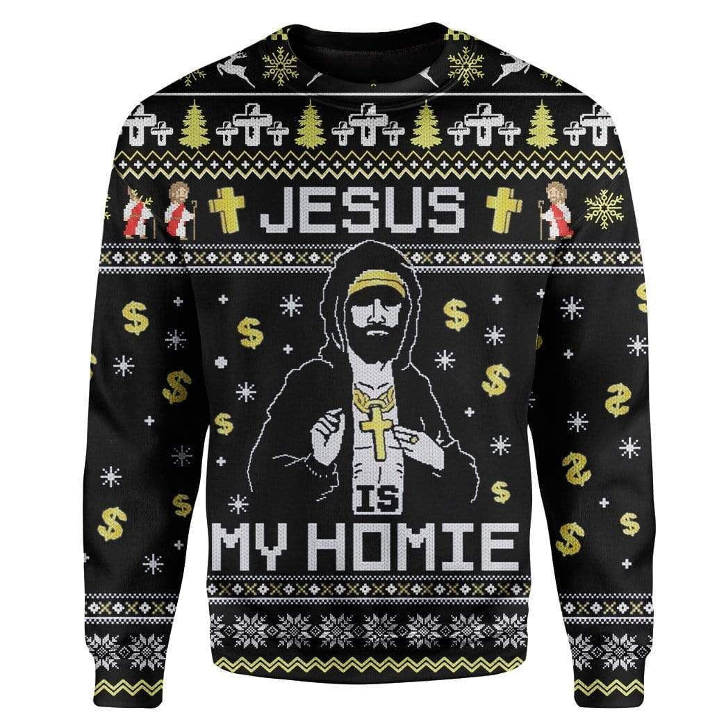 Jesus My Homie Ugly Sweater - Best Gift For Christmas