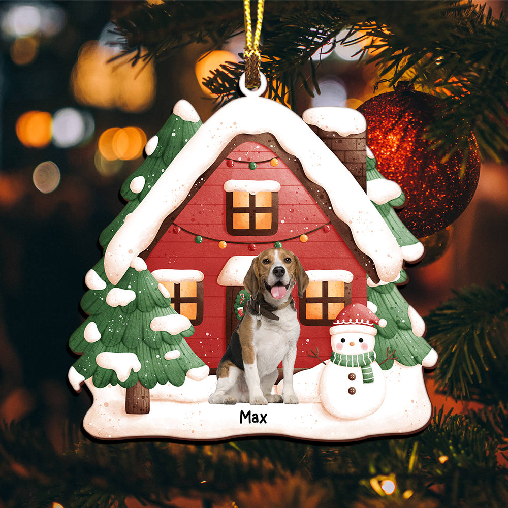 Xmas Pet House - Christmas Gift For  Pet Lover - Personalized Acrylic Ornament