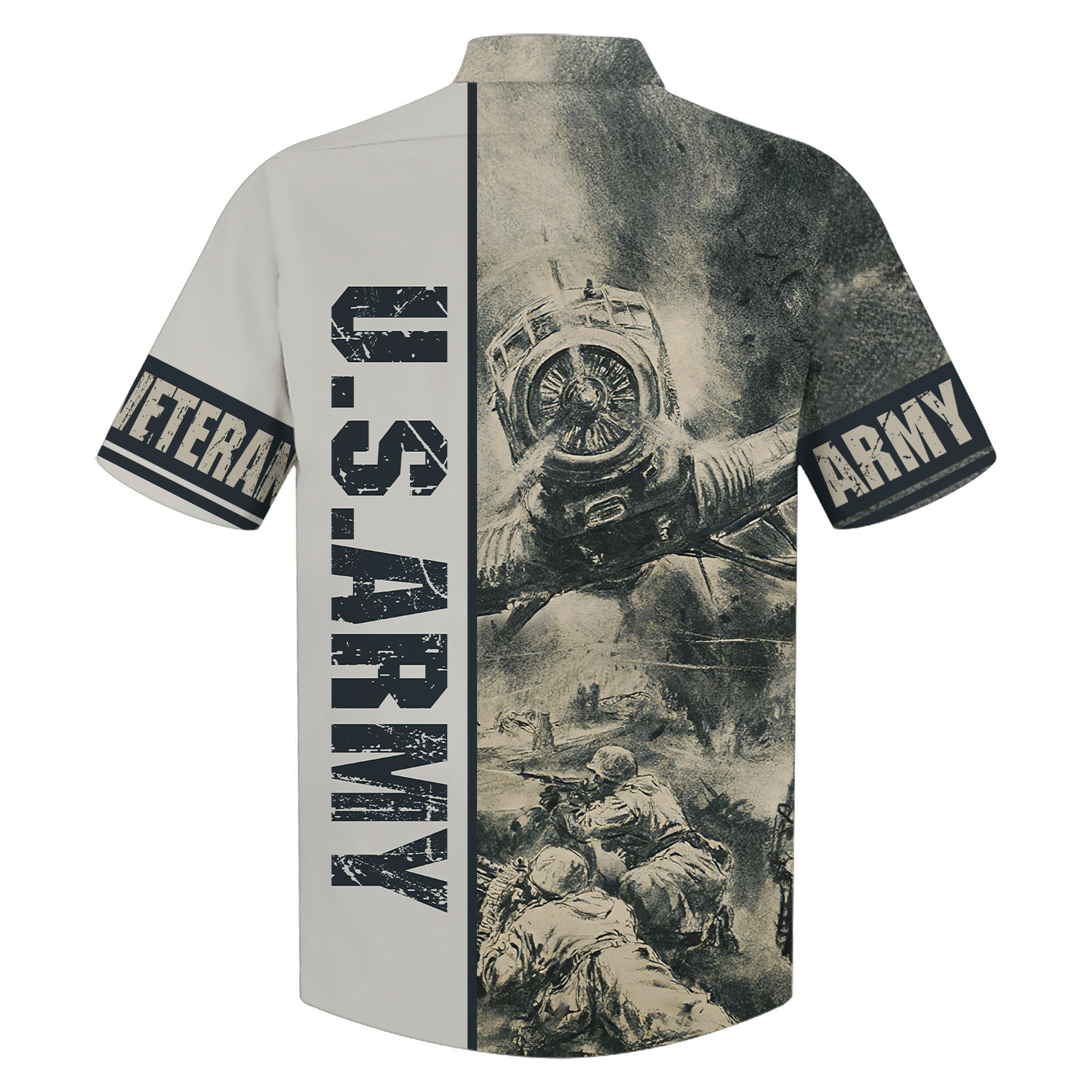 Us Army Veteran In War - Hawaiian Shirt