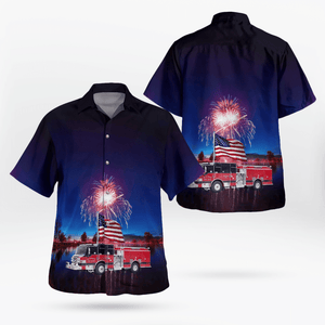 Westmont Illinois Westmont Fire Department 4Th Of July - Hawaiian Shirt