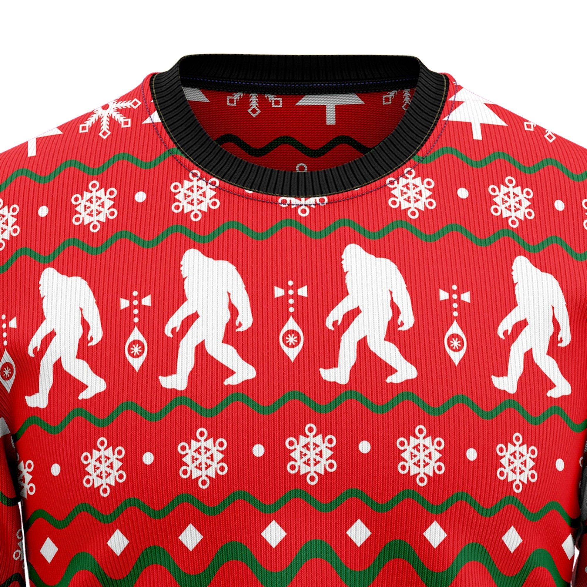 Bigfoot Ugly Christmas Sweater