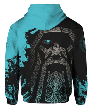 Viking Odin Blue - Hoodie 