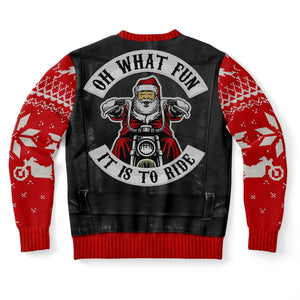 Oh What Fun It Is To Ride Motorcycle Ugly Christmas Sweater