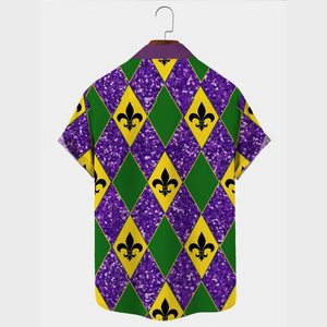 Mardi Gras Retro Style - Gift For Family, Friends - Hawaiian Shirt