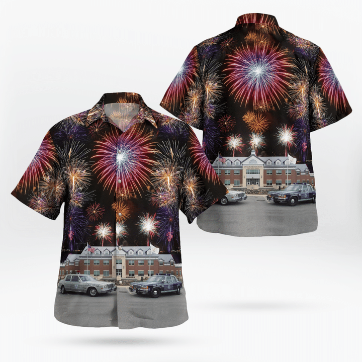 Rhode Island State Police, 4Th Of July - Hawaiian Shirt