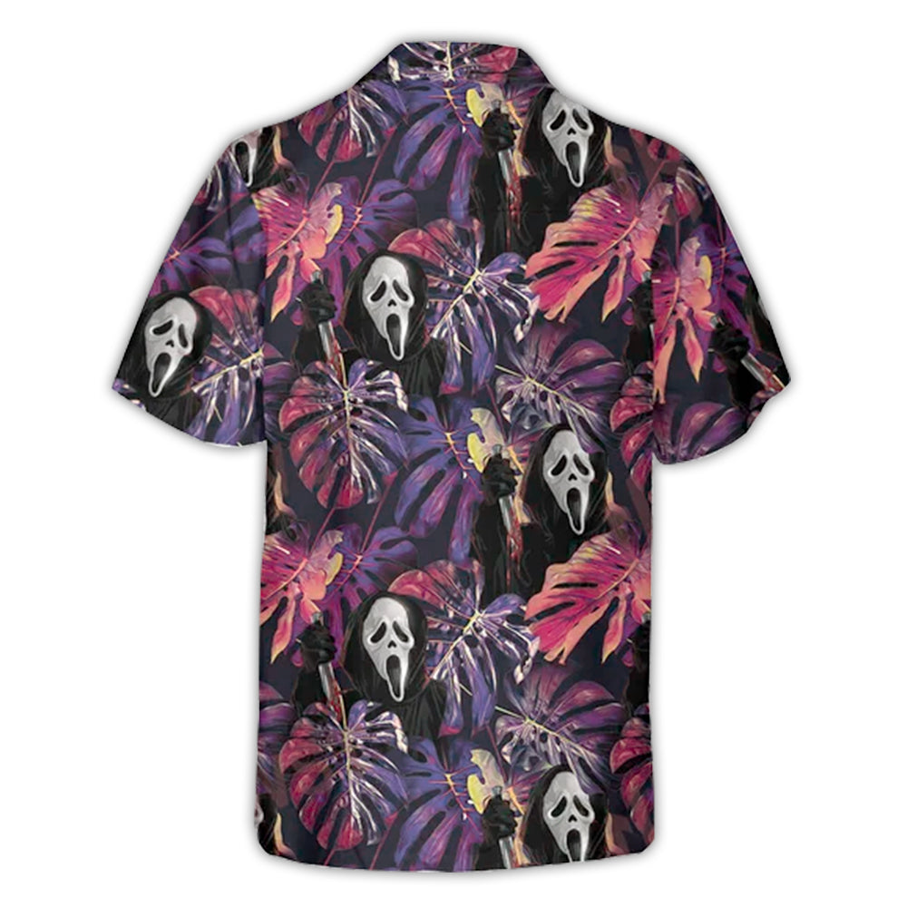 Halloween Ghostface Movies Tropical Style - Hawaiian Shirt