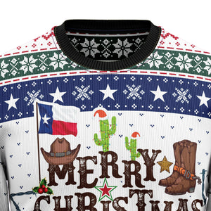 Merry Christmas Y'all Texas Ugly Sweater