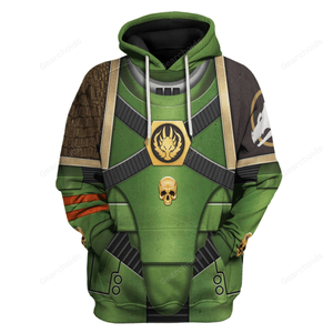 Warhammer Pre-Heresy Salamanders In Mark IV Maximus Power Armor - Fandom Hoodie Sweatshirt Sweatpants WHHS23 HSQT4031