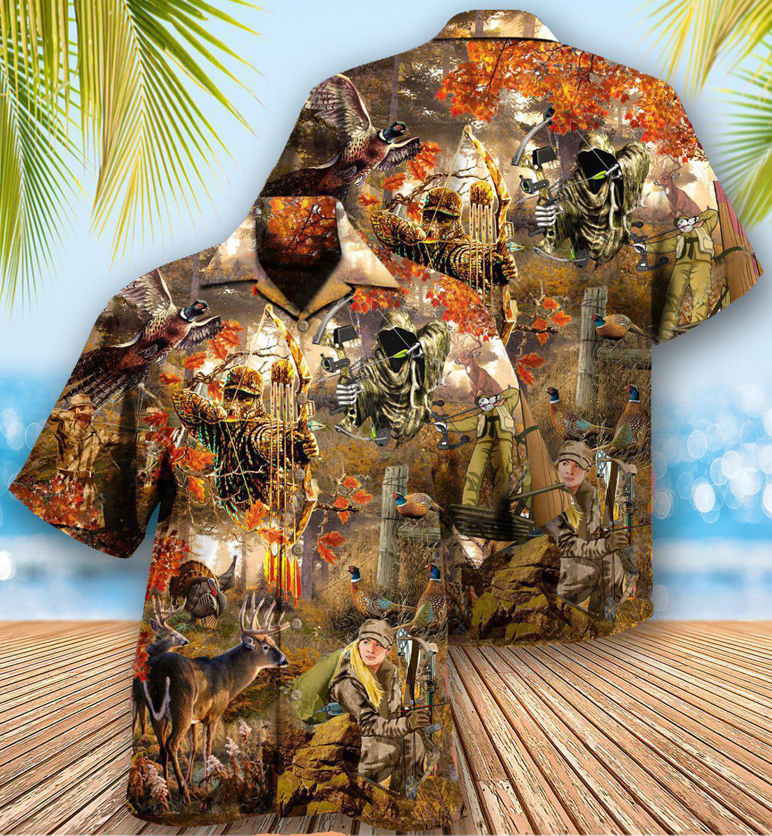 Hunting Bow And Arrow Were The History Of Mankind Cool - Gift For Hunting Lovers - Hawaiian Shirt