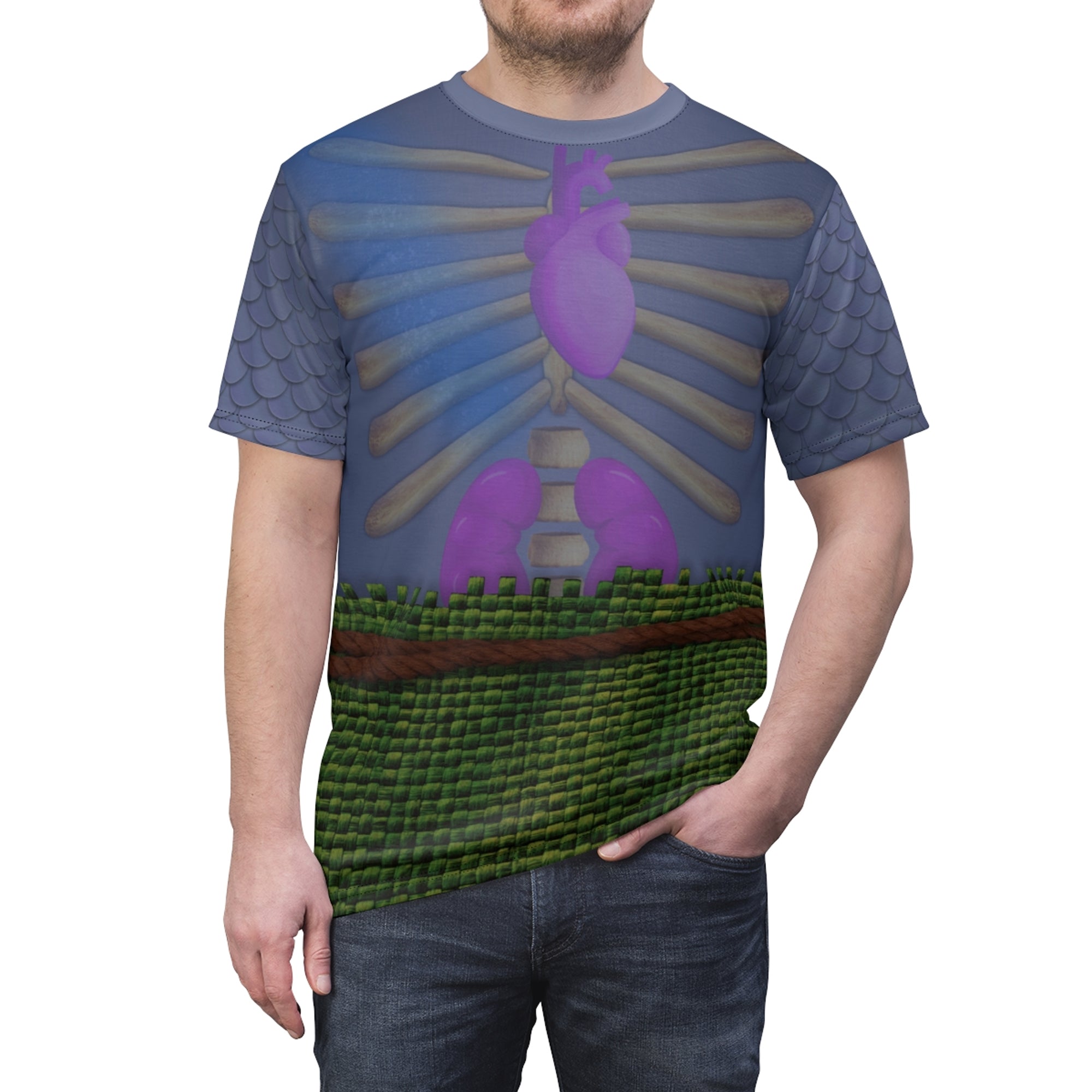 Uncle Ugo Sea Monster Luca Pixar Costume Cosplay - 3D Tshirt