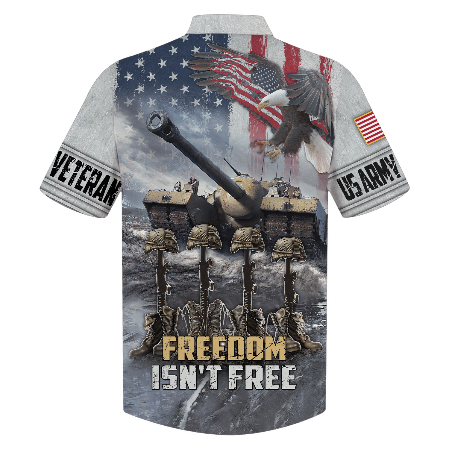 Army Cannon, Freedom Isn'T Free - Hawaiian Shirt