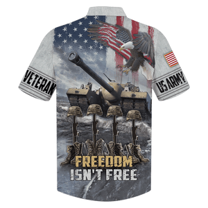 Army Cannon, Freedom Isn'T Free - Hawaiian Shirt