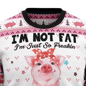 Pig Overflows Christmas Ugly Sweater