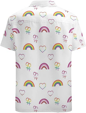 LGBT Pride Month Rainbow Print Summer - Hawaiian Shirt