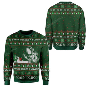 Santa Welder Ugly Sweater - Best Gift For Christmas