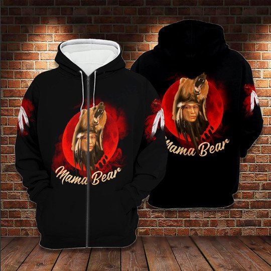 Native Mama Bear - Hoodie