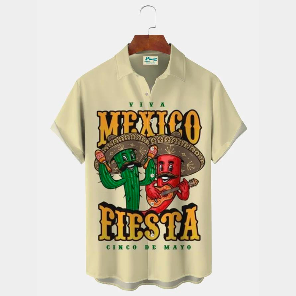 Viva Mexico Fiesta Happy Cinco De Mayo - Hawaiian Shirt