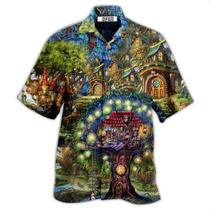 Hippie My Mysterious Dream Treehouse - Hawaiian Shirt