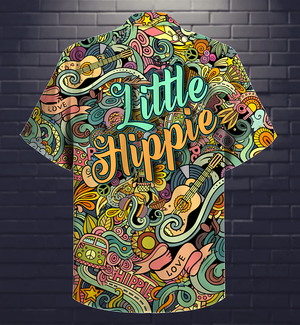 Music Love Guitar Peace Life Color Little Hippie - Hawaiian Shirt