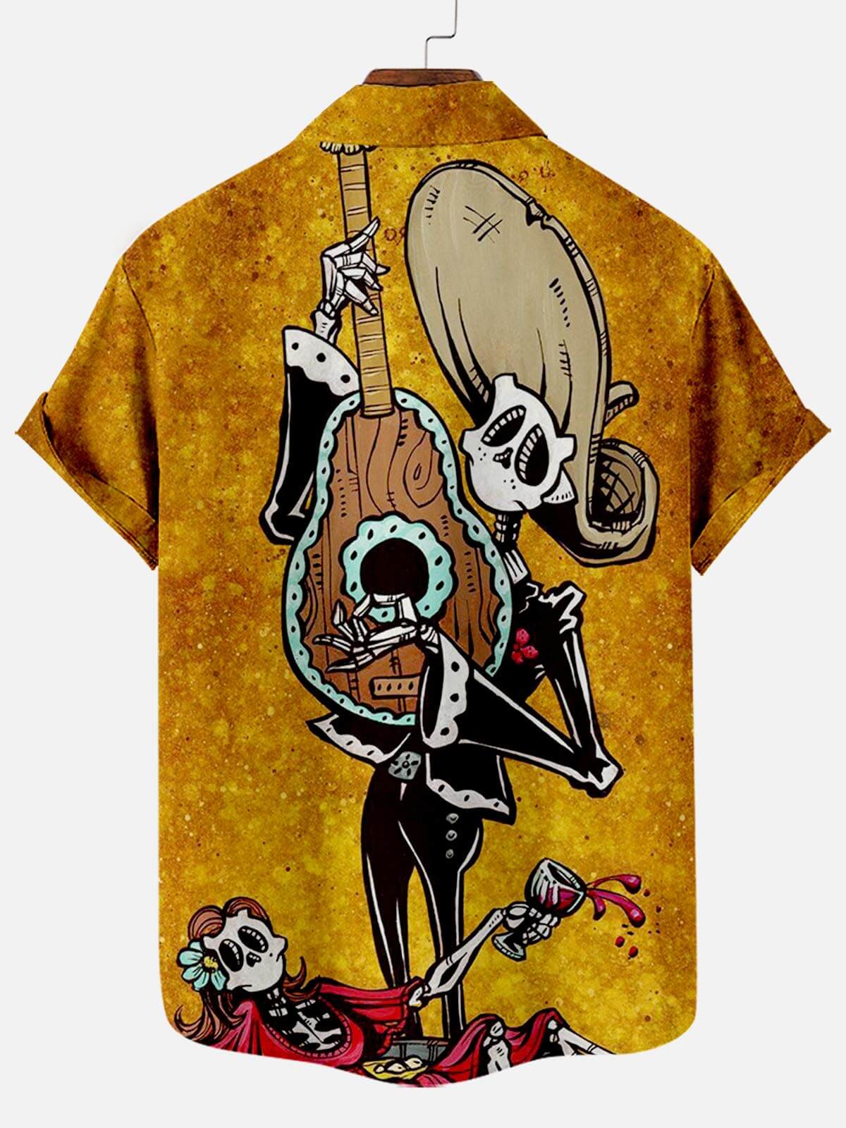 Skull Music Pattern Play Music - Hawaiian Shirt