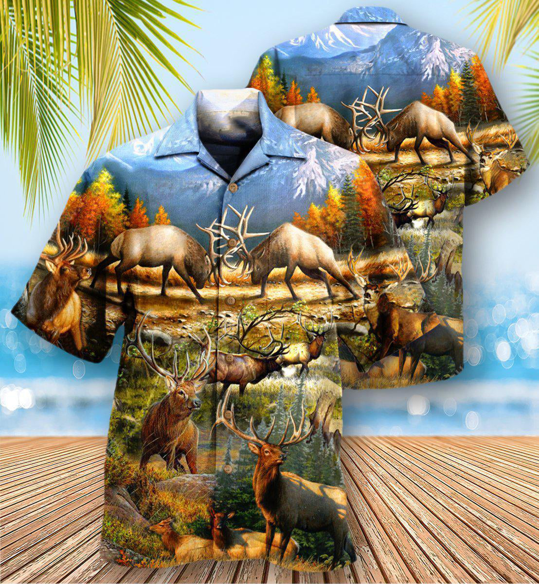 Hunting Love Life Style Mountain - Gift For Hunting Lovers - Hawaiian Shirt