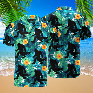 Golf Bigfoot Tropical Polo Shirt For Men