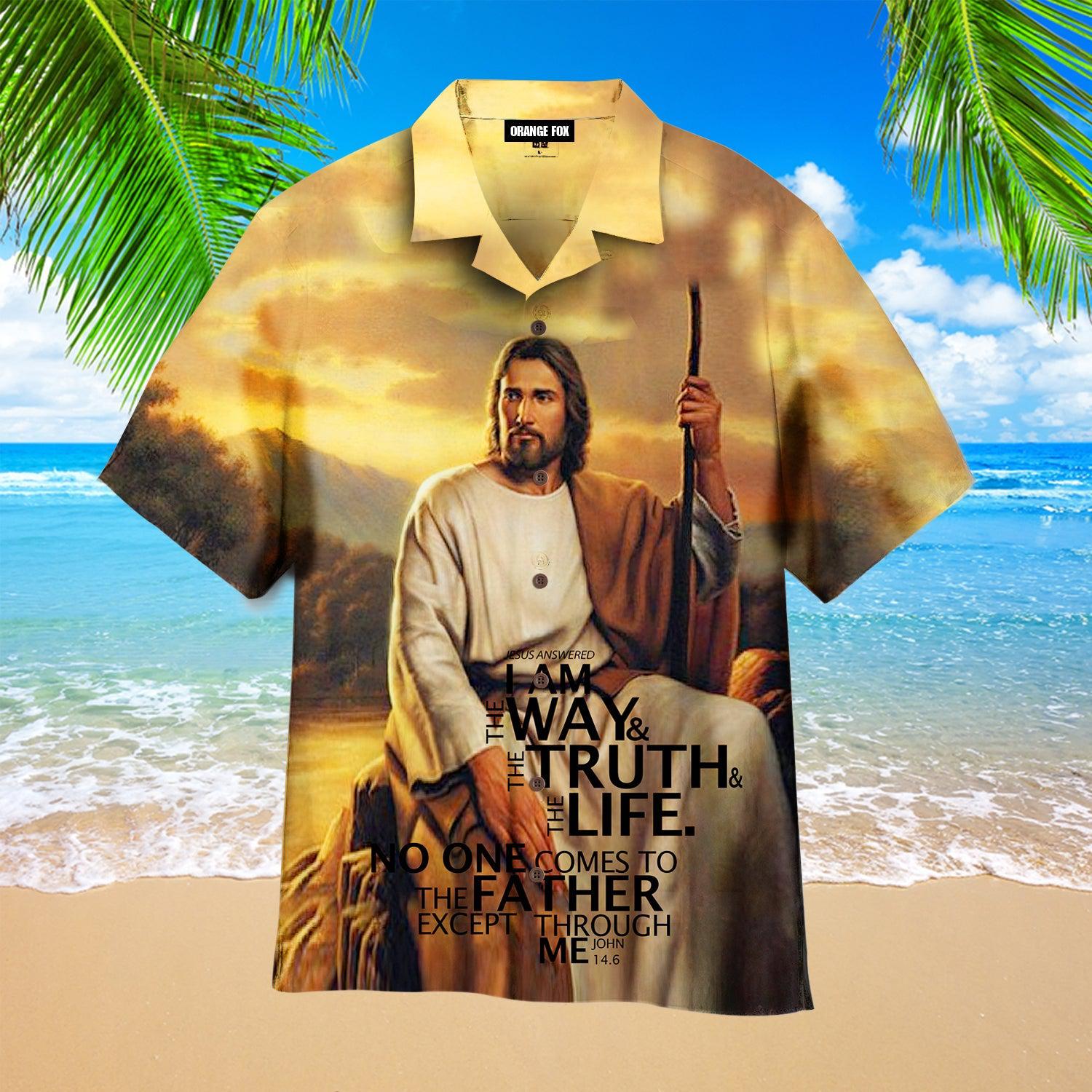 Yellow Jesus Hawaiian Shirt For Men & Women