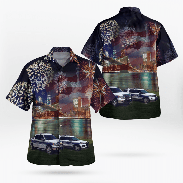 New Shoreham Police Department Rhode Island 4Th Of July - Hawaiian Shirt