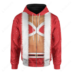 Christmas Female Santa Body - Hoodie