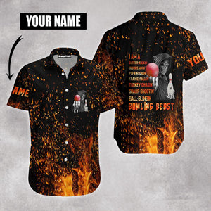 Personalized Bowling Beast - Hawaiian Shirt