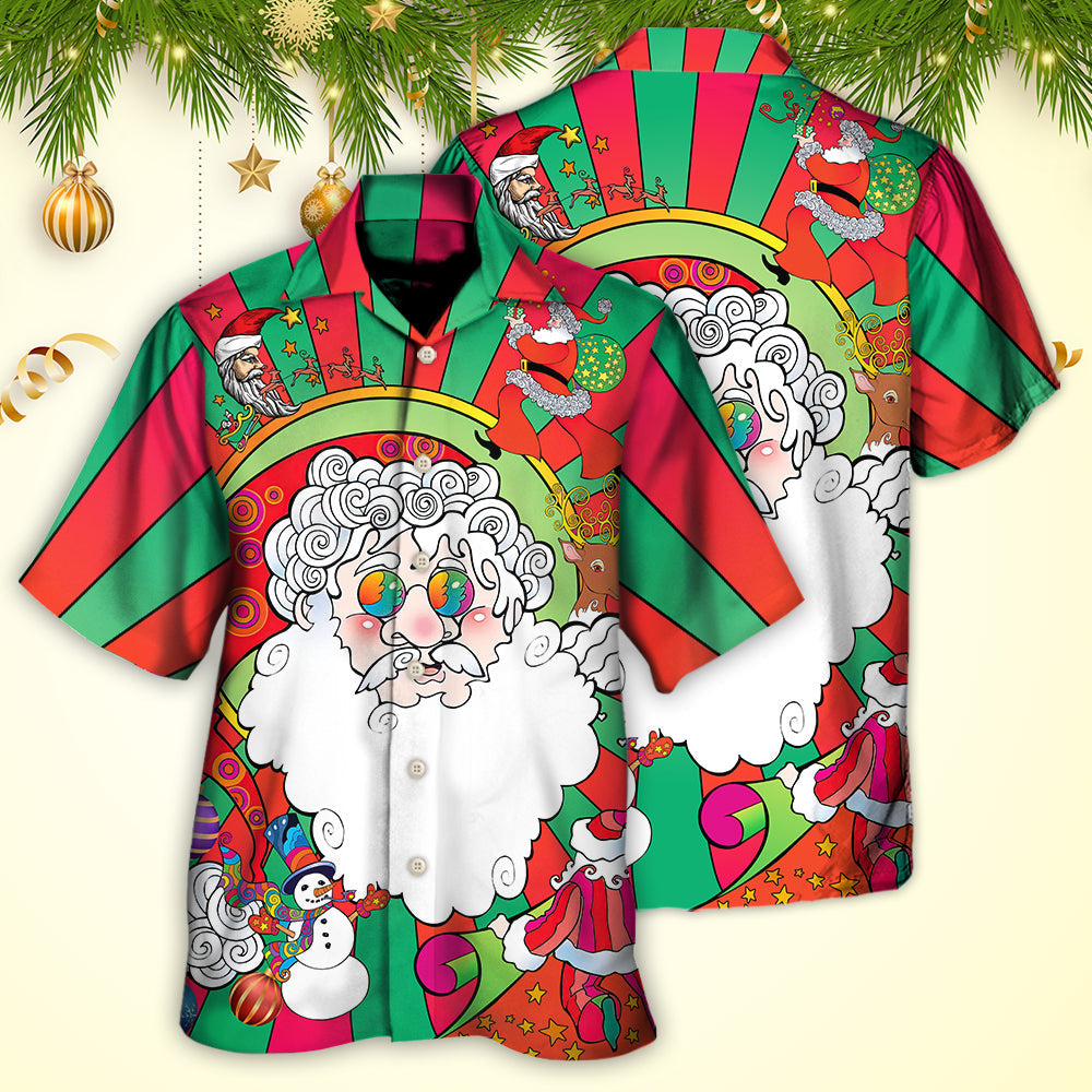 Hippie Santa Fantasy World Unreal - Hawaiian Shirt