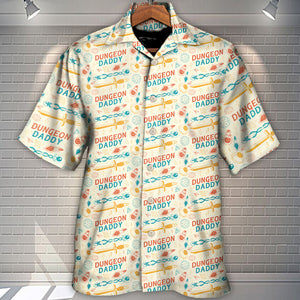 DnD Dungeon Daddy Pattern - Hawaiian Shirt