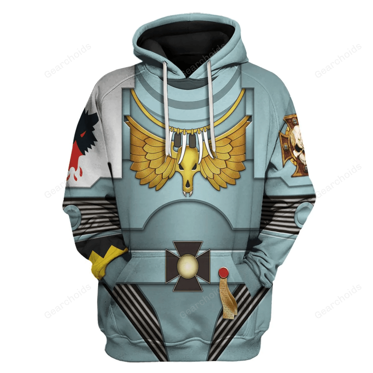 Warhammer Indomitus Pattern Terminator Armor Space Wolves - Fandom Hoodie Sweatshirt Sweatpants